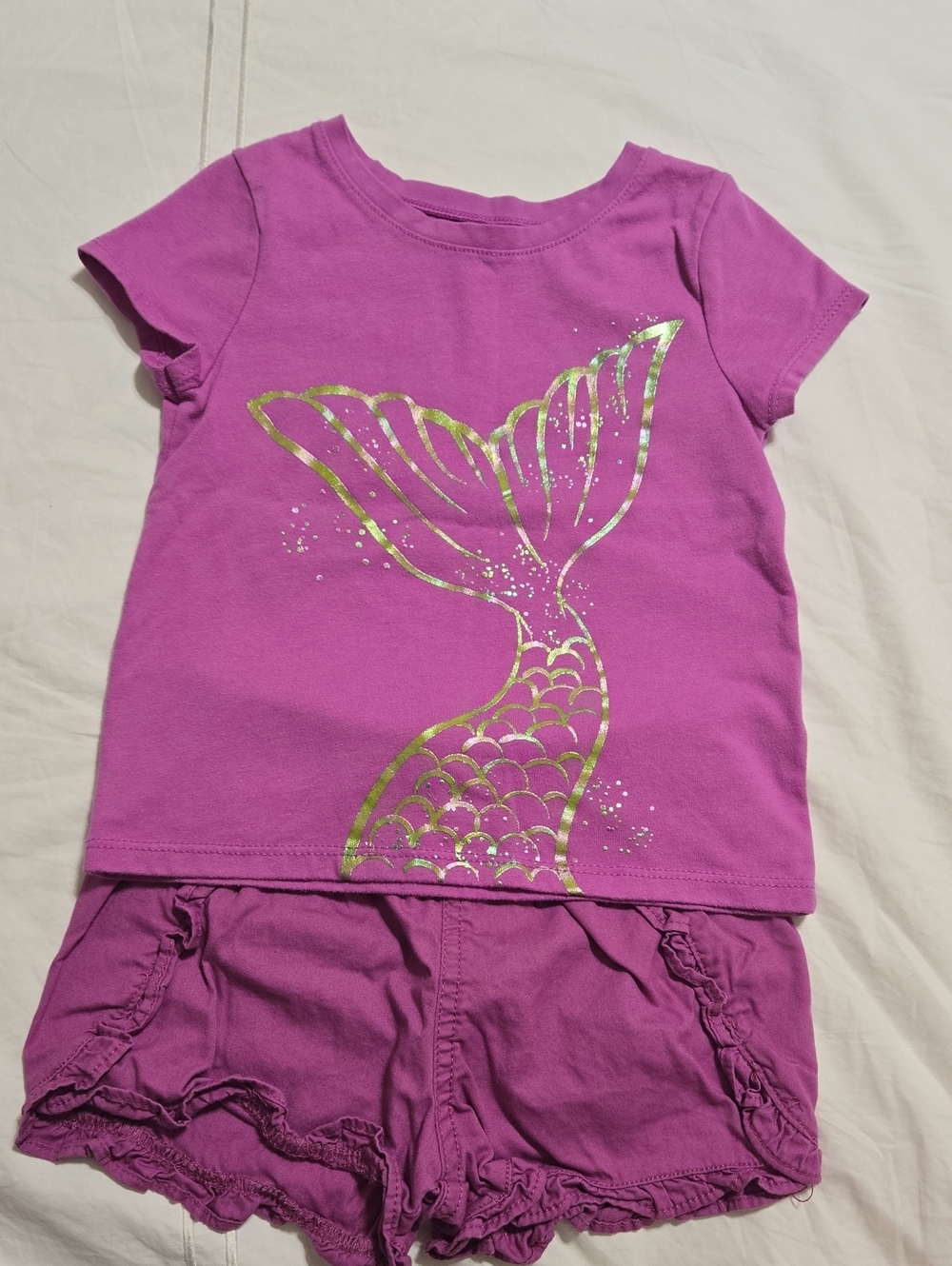 Garanimals purple shimmer mermaid outfit
